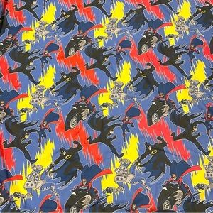 1996 DC Comics Batman and Robin Mr Freeze Twin Flat Sheet Bibb Company